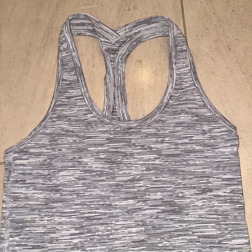 Lululemon Cool Racerback II Wee Are From Space Ice Grey Alpine White 4 - Picture 6 of 9